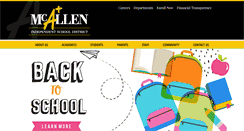 Desktop Screenshot of mcallenisd.org